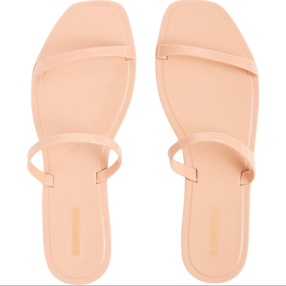 Express Jelly Slide Double Band Sandals